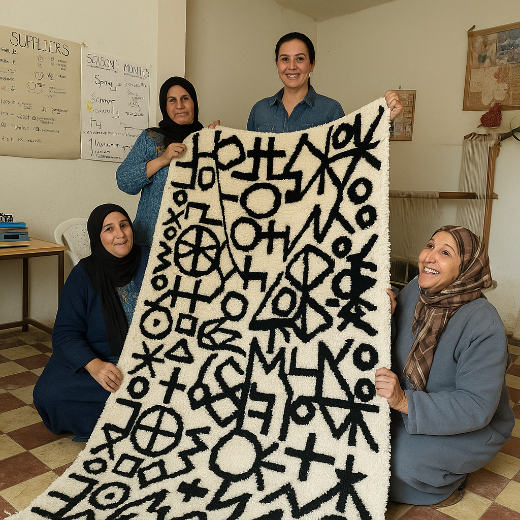 Cooperative Yagor Authentic Amazigh Carpet From The Atlas Mountains F5648283 8531 4f07 985d 523c2590b716